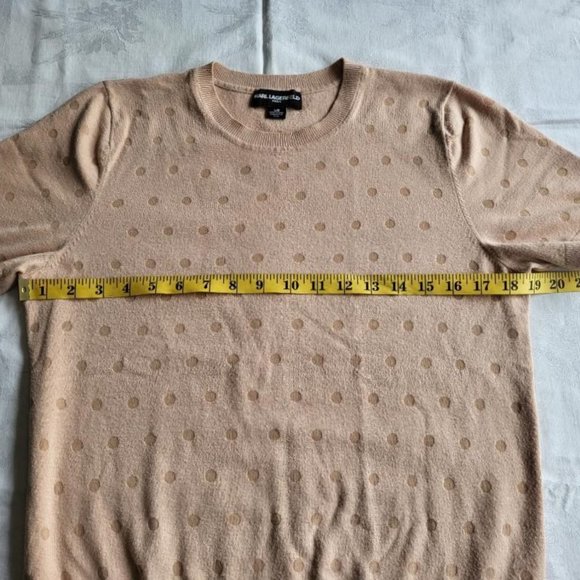 Karl Lagerfeld short sleeve knit top - Picture 8 of 9